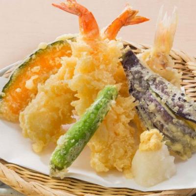 季節の天ぷら七種盛り