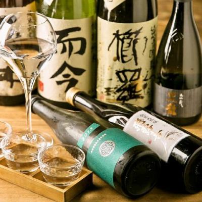 ゆるり。 橋本自慢！！活カワハギとの相性GOODな日本酒の数々。飲み比べあり★