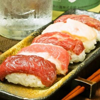 肉寿司5貫※コース料理でもお楽しみいただけます！