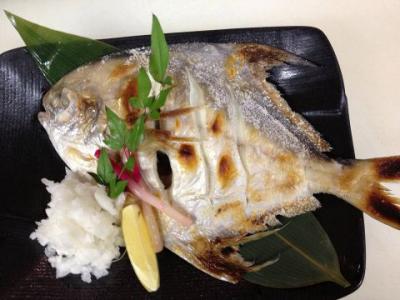 高級魚マナガツオの塩焼き(冬)