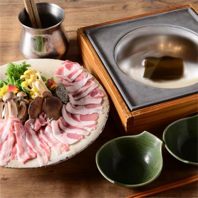 宮崎県産 おいも豚のしゃぶしゃぶ鍋～秘伝のめんつゆで～