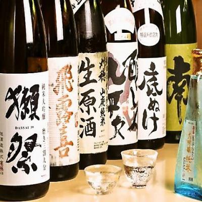 【こだわりの日本酒】 当店限定！大人気な日本酒3種飲み比べ・日本酒飲み放題ございます♪
