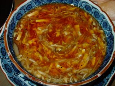 ◆四川風とろみスープ(酸辣湯)