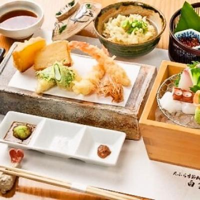 熟成魚！極の天ぷらが堪能できる竹コース3300円・松コース5500円まことの味をお試しあれ。