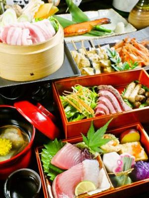 ◆豪華食材コース◇日本酒9種含む120分飲み放題付の贅沢コース