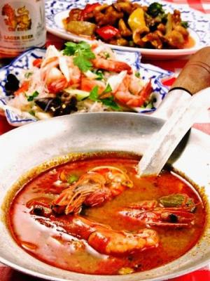 海老の酸辛スープ(トムヤム・クン)