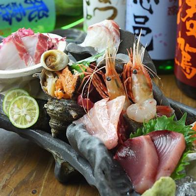 【天王寺、阿倍野で味わえる新鮮な鮮魚】毎朝仕入れる鮮魚を使用！お造り盛り合わせをご用意！